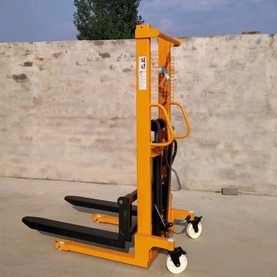 Hotels Hydraulic Lift 2 Ton Hand Pallet Straddle Manual Winch Stacker