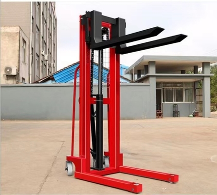 Hotels Hydraulic Winch Lifter Manual Forklift Hand Lift Stacker