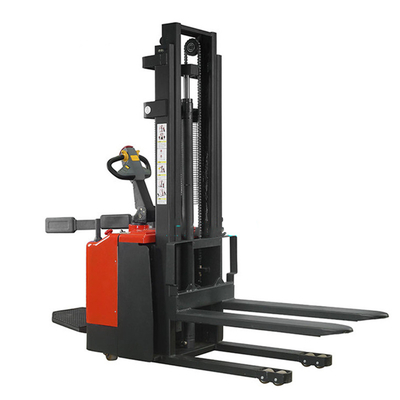 Building Construction Cylinder 1.5t Station Construction Driving Stacker Forklift Electric Lifting Pallet Hydraulic Stacker