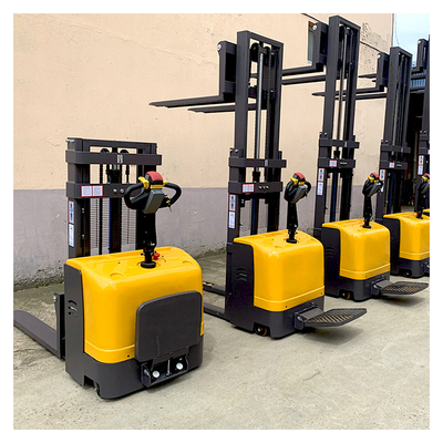 Engineering Building Construction Cylinder 1ton 1.2ton 1.5ton 2ton Electric Stacker Forklift Cost High Electric Pallet Truck