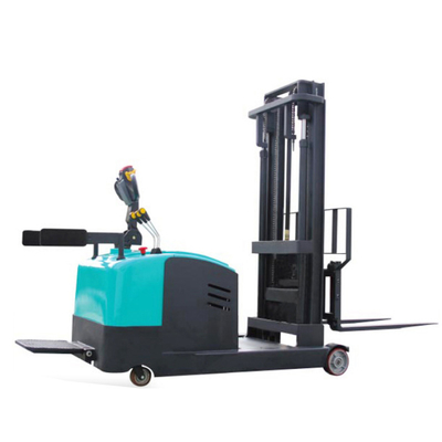 1500kgs 1.5ton Counterbalanced Electric Reach Pallet Stacker With Adjustable Forks